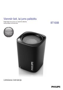 Rokasgrāmata Philips BT100B Skaļrunis