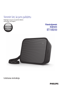 Rokasgrāmata Philips BT110 Skaļrunis