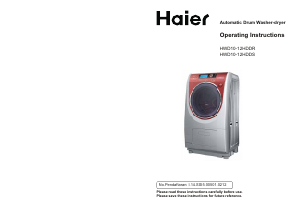 Handleiding Haier HWD10-12HDDR Wasmachine