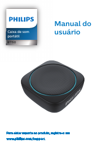 Manual Philips BT150W Altifalante