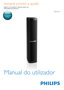 Manual Philips BT2110 Altifalante