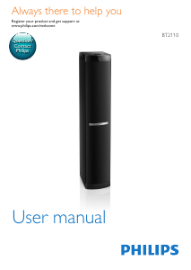 Manual Philips BT2110 Speaker