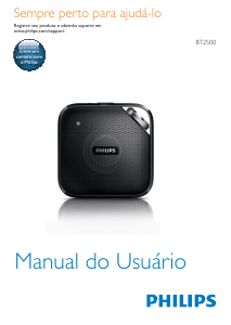 Manual Philips BT25 Altifalante