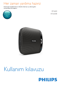 Kullanım kılavuzu Philips BT2600B Hoparlör