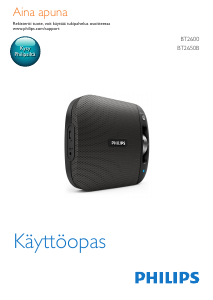 Käyttöohje Philips BT2600B Kaiutin