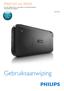 Handleiding Philips BT3500 Luidspreker