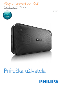 Návod Philips BT3500 Reproduktor