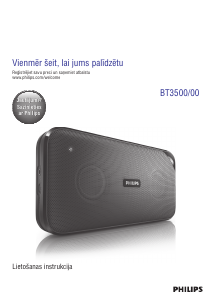 Rokasgrāmata Philips BT3500B Skaļrunis