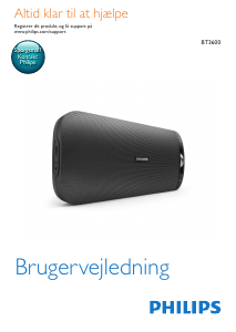 Brugsanvisning Philips BT3600 Højttaler