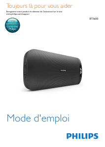 Mode d’emploi Philips BT3600R Haut-parleur