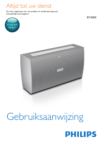 Handleiding Philips BT4000B Luidspreker