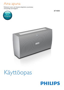 Käyttöohje Philips BT4000W Kaiutin