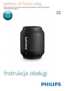 Instrukcja Philips BT50 Głośnik