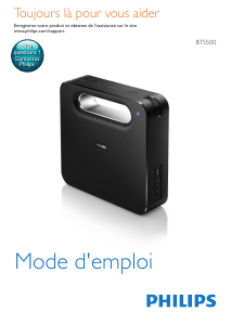 Mode d’emploi Philips BT5500B Haut-parleur