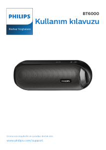 Kullanım kılavuzu Philips BT6000 Hoparlör