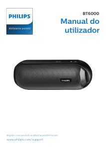 Manual Philips BT6000R Altifalante