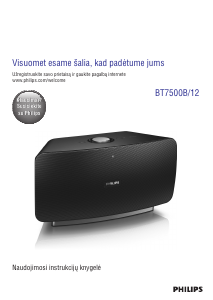 Vadovas Philips BT7500B Garsiakalbis