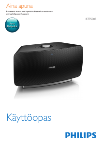 Käyttöohje Philips BT7500B Kaiutin