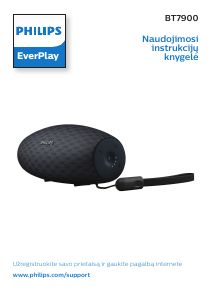 Vadovas Philips BT7900P Garsiakalbis