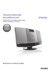 Vadovas Philips BTM2056 Garsiakalbis