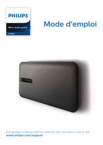 Mode d’emploi Philips BTM2660W Haut-parleur