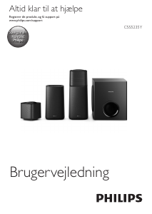 Brugsanvisning Philips CSS5235Y Højttaler