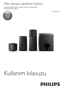 Kullanım kılavuzu Philips CSS5235Y Hoparlör