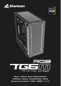 Manuál Sharkoon TG6M RGB PC Skřín