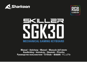 Handleiding Sharkoon Skiller SGK30 Toetsenbord