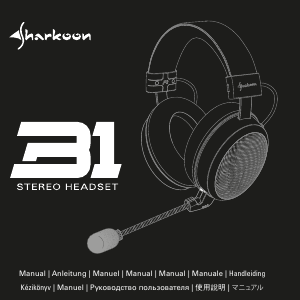 Bedienungsanleitung Sharkoon B1 Headset