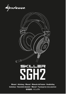 Manuale Sharkoon Skiller SGH2 Headset