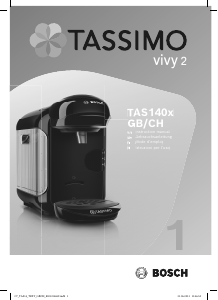 Bedienungsanleitung Bosch TAS1406GB Kaffeemaschine
