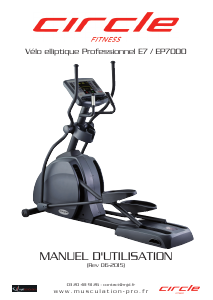 Mode d’emploi Circle Fitness E7 Vélo elliptique