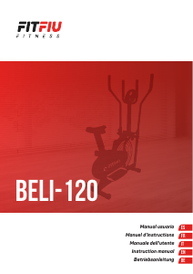 Manual de uso FITFIU BELI-120 Bicicleta elíptica