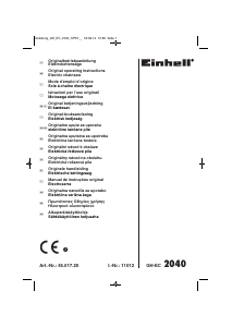 Mode d’emploi Einhell GH-EC 2040 Tronçonneuse