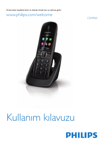 Kullanım kılavuzu Philips CD4960B Kablosuz telefon