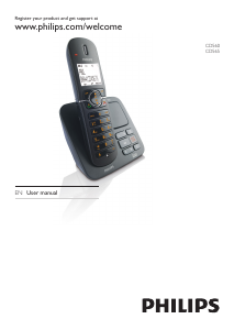 Handleiding Philips CD5651B Draadloze telefoon