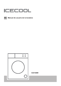 Manual de uso Icecool ICD108W Lavadora