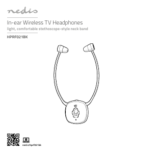 Instrukcja Nedis HPRF021BK Słuchawki