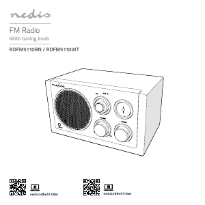 Manuale Nedis RDFM5110BN Radio