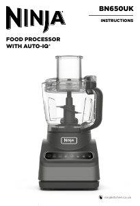 Manual Ninja BN650UK Food Processor