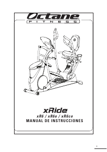 Manual de uso Octane xRide xR6ce Bicicleta elíptica