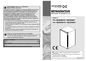 Mode d’emploi Daewoo FN-15B2RNWDT Réfrigérateur
