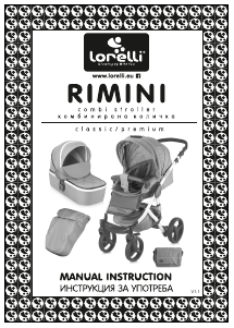 Handleiding Lorelli Rimini Kinderwagen