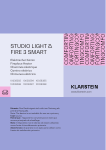 Manual Klarstein 10038384 Electric Fireplace