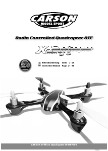 Handleiding Carson X4 Micro Drone