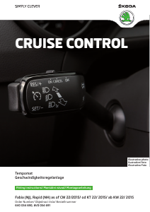 Manual Škoda 6V0 054 691 Cruise control