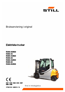Bruksanvisning Still RX60-45 Gaffeltruck