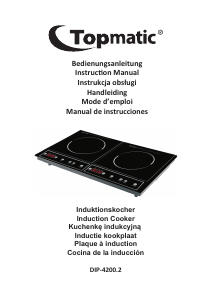 Bedienungsanleitung Topmatic DIP-4200.2 Kochfeld