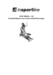 Handleiding inSPORTline IN 16148 Crosstrainer